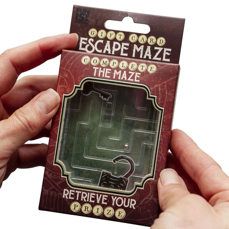 Escape Maze, Money Puzzle Box for Cash Gift