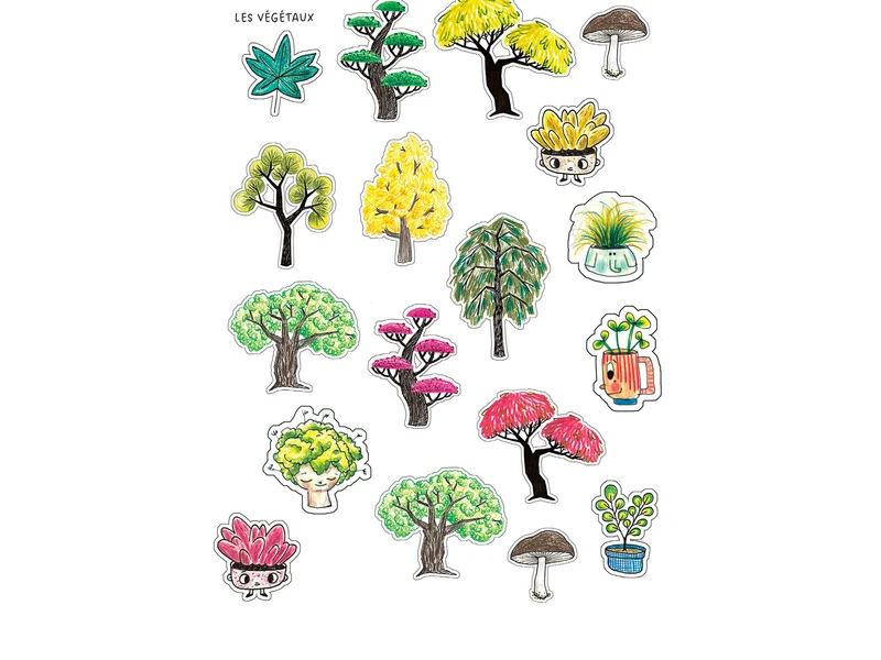 Cahier de 700 stickers -Trop kawaï par Annelore Parot