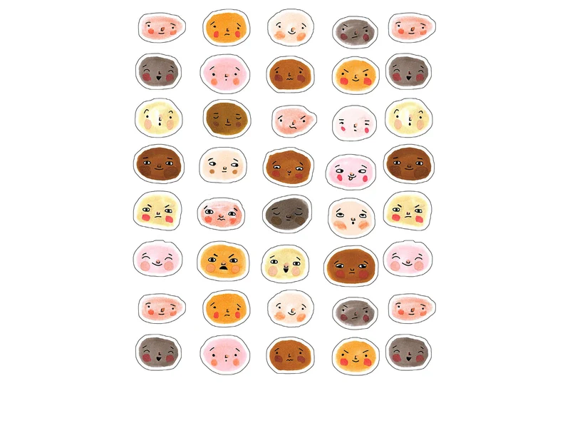 Cahier de 700 stickers -Trop kawaï par Annelore Parot