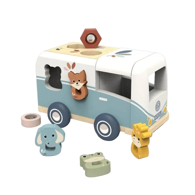 Wooden Van Shape Sorter