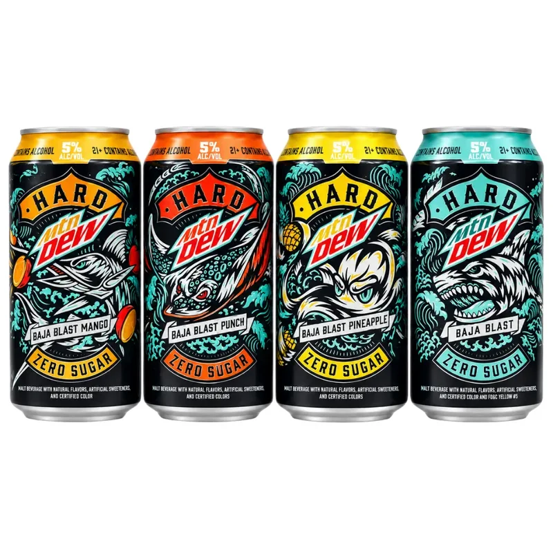 Mountain Dew Baja Blast Mix 5% Alcohol -1 can