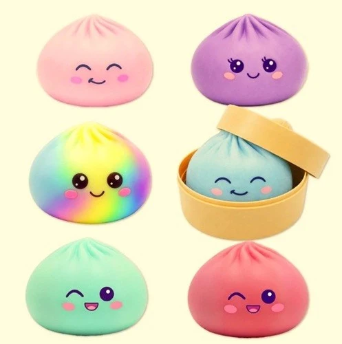 Surprise Dumpling Squishy 4 inch - 4 pouces