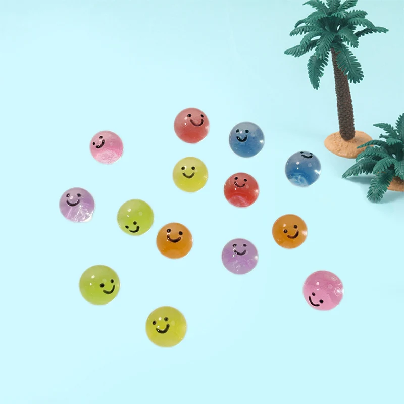 14PC Mini Crystal Smile Ball Taba Squishy