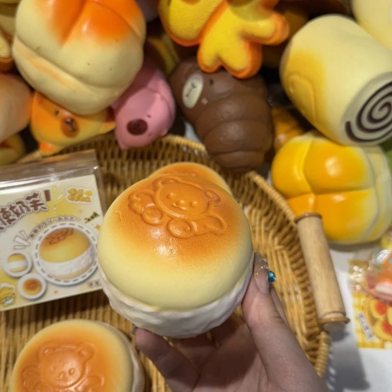 Smiley Bear Slow Rising Squishy Stress Relief Decompression Toy