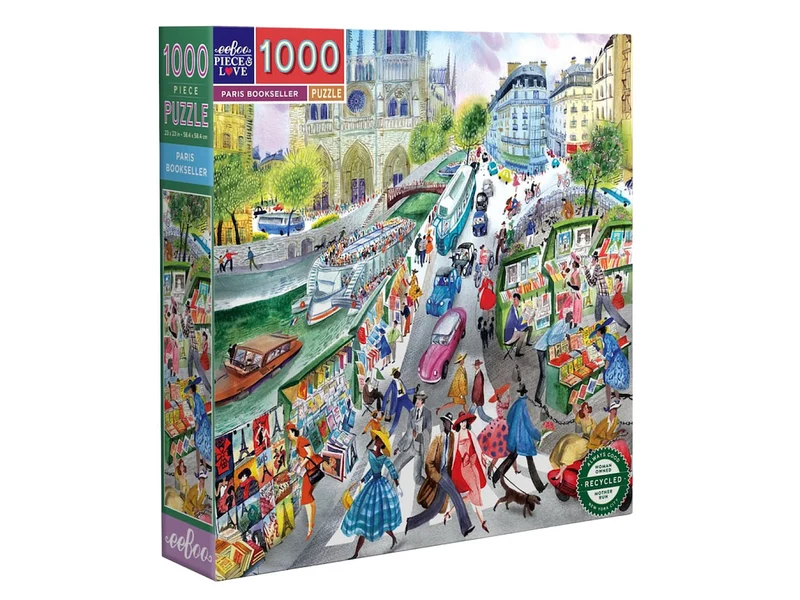 Puzzle Paris Bookseller - 1000 pièces - Eeboo