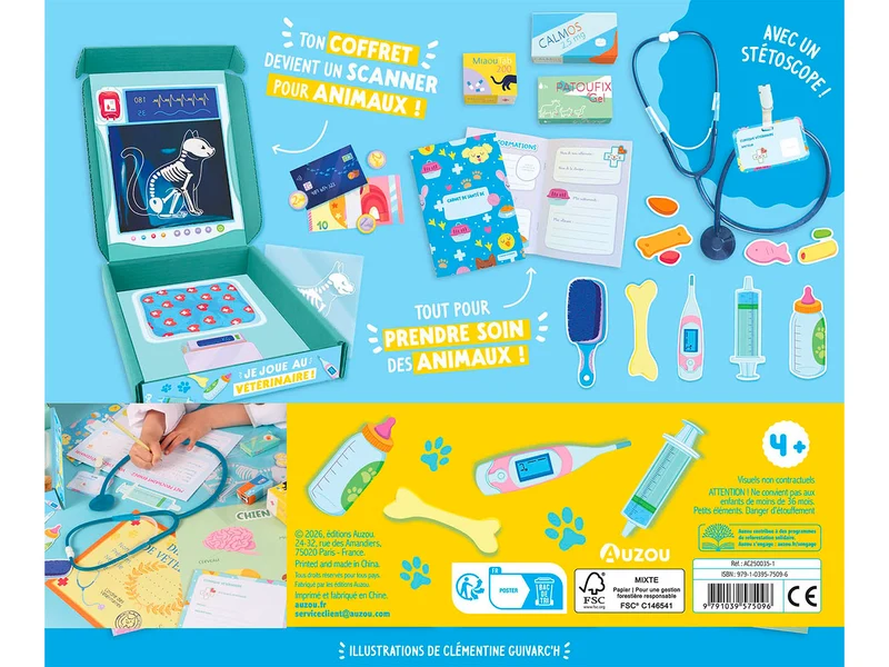 Mon coffret métier – Je joue au vétérinaire - Auzou