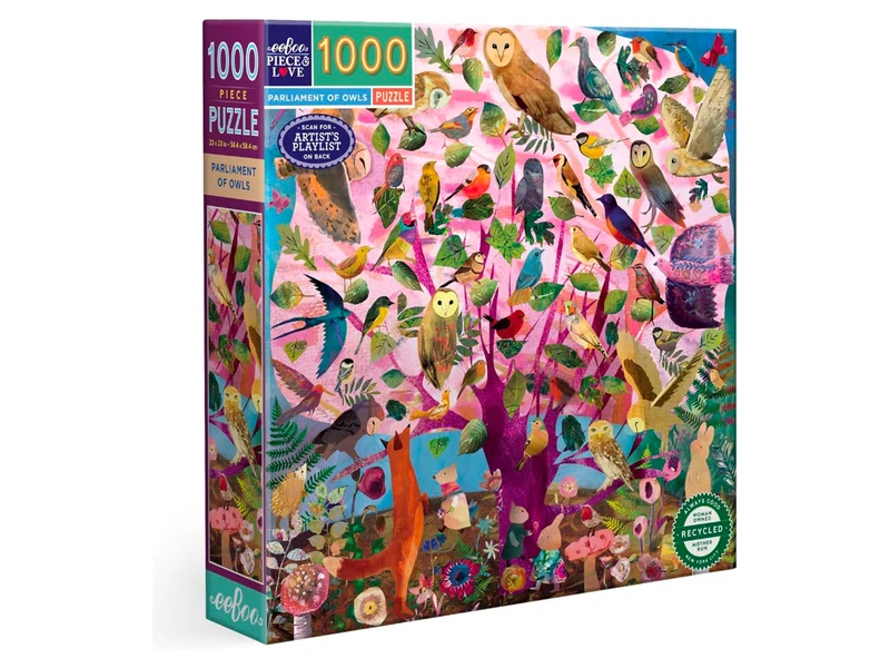 Puzzle Parliament Of Owls - 1000 pièces - Eeboo