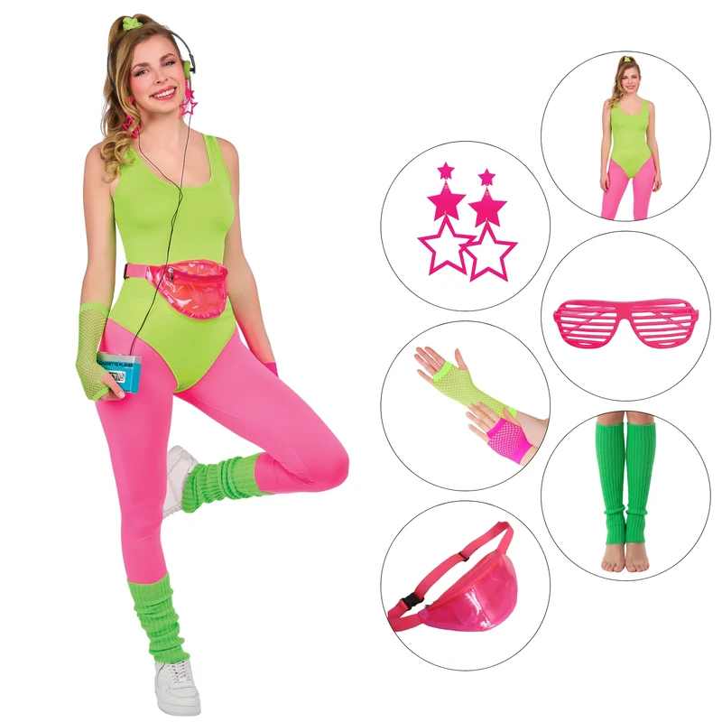 80s Costume Accessory Kit
