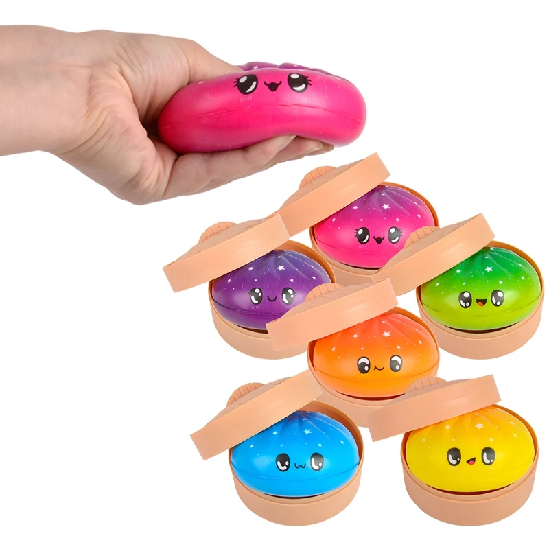 3.5" Dumpling Squish Surprise Slow Rise Foam (Two Tone)- ok!