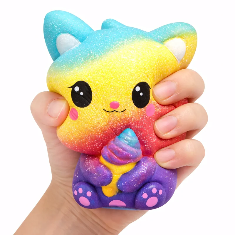 Squishy Chat Arc en Ciel