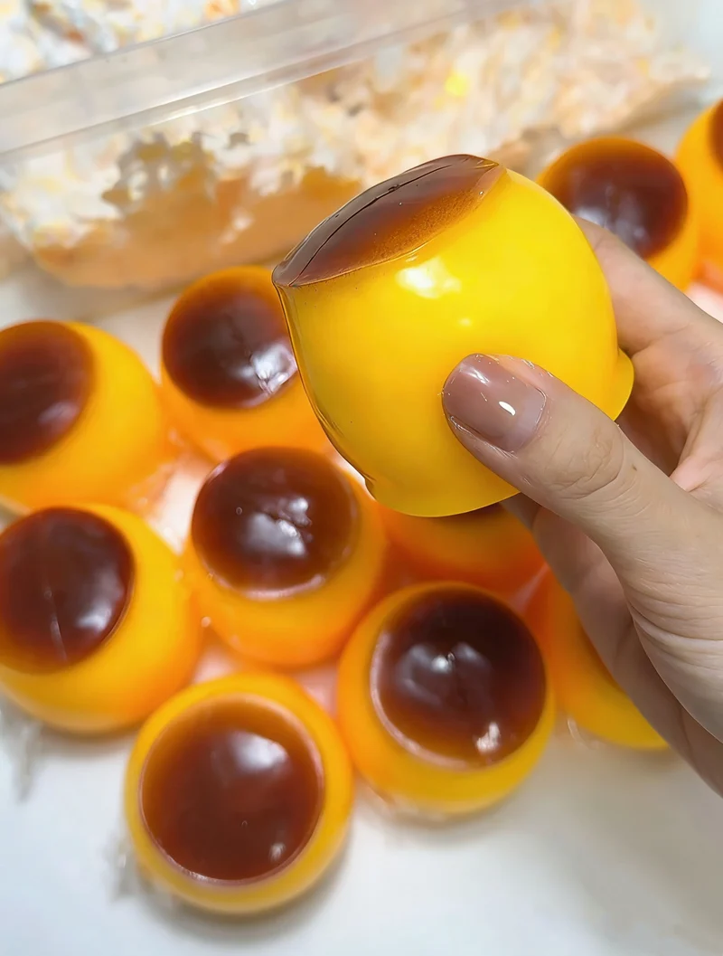 Egg Pudding Stress Ball Squishy Stress Relief Decompression Toy