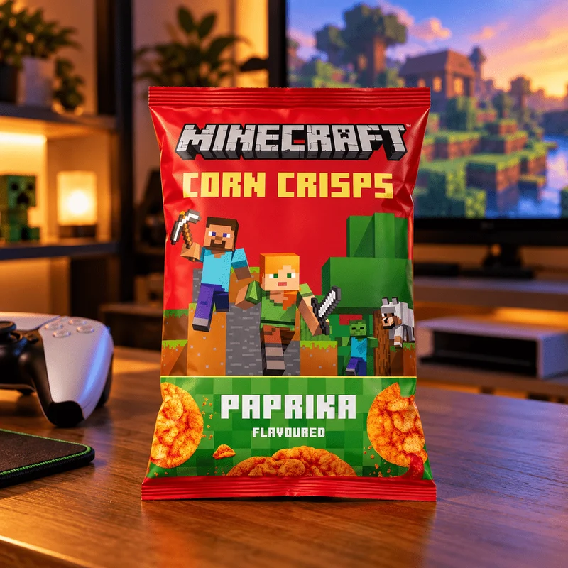 Minecraft Corn Crisps Paprika