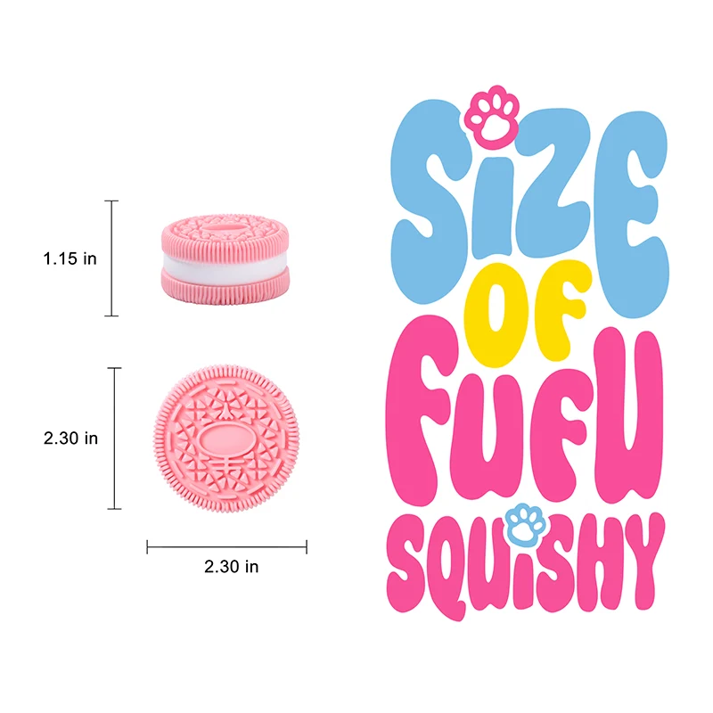 4pc 80g Cookie Taba Squishy Bundle Pack