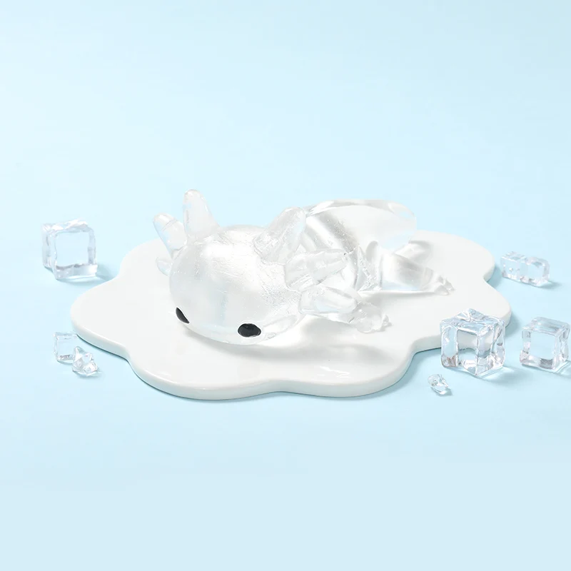 Crystal Axolotl Taba Squishy