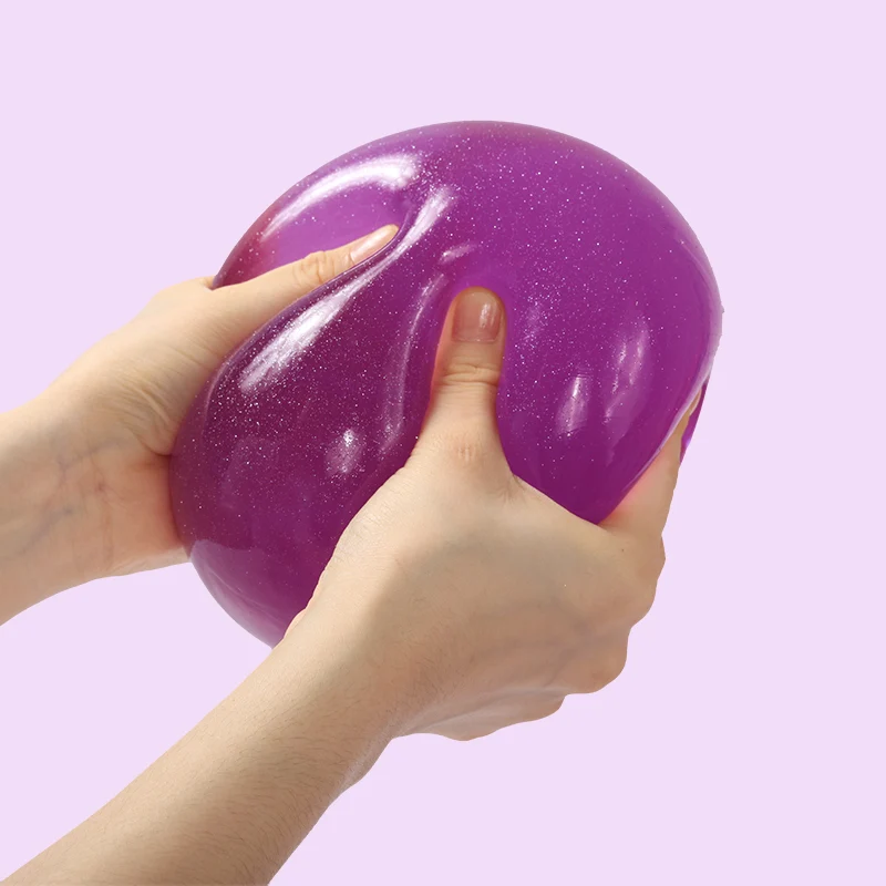 1600g Crystal Purple Ball Taba Squishy