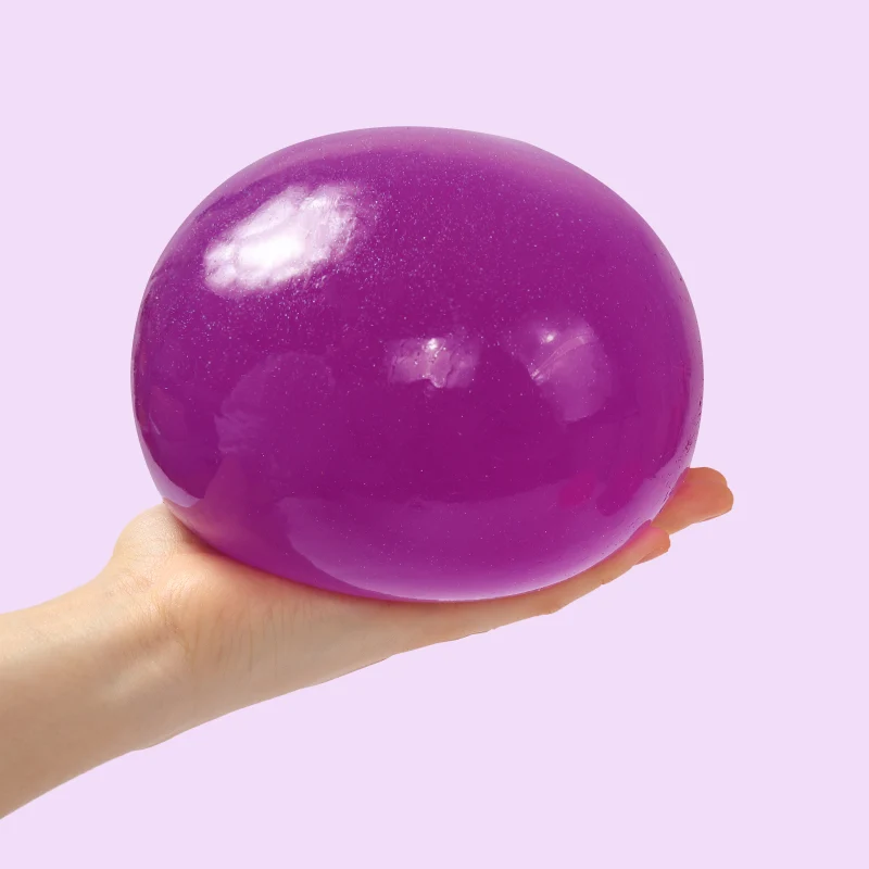 1600g Crystal Purple Ball Taba Squishy