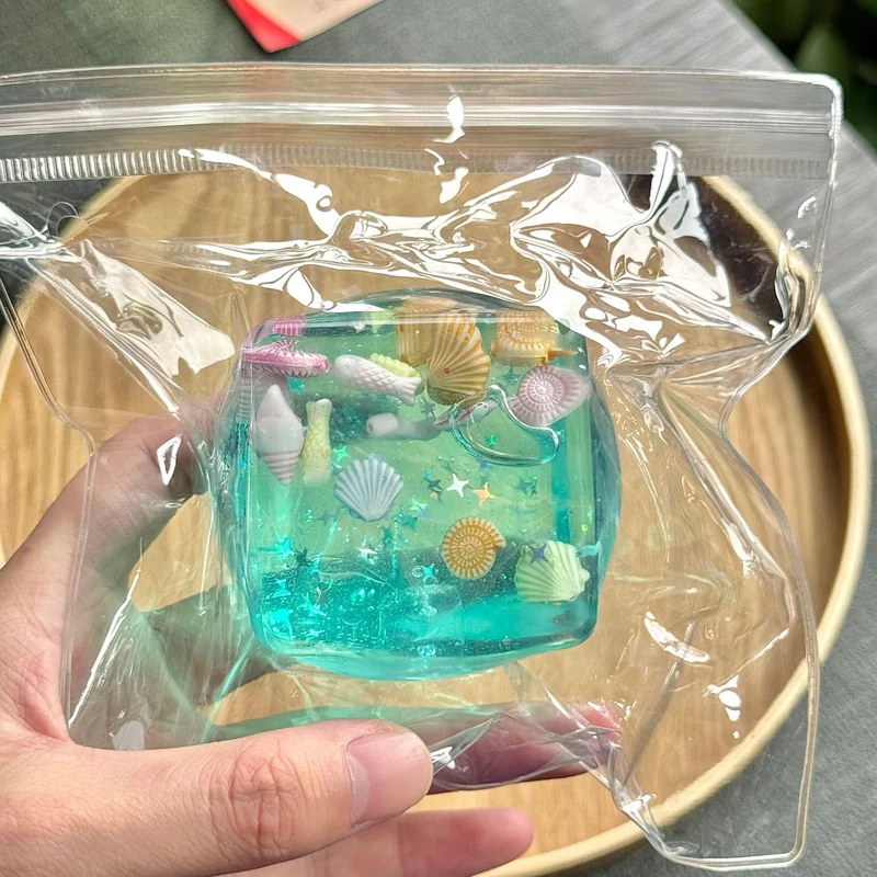 Ocean Cube Maltose Stress Ball Squishy Stress Relief Decompression Toy