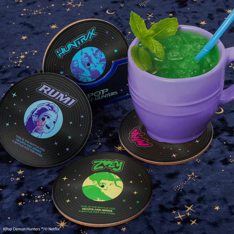 Set of 4 Hunters & Demons Soundtrack Coasters