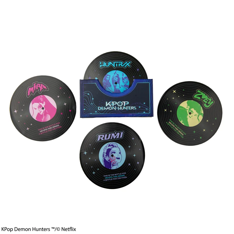 Set of 4 Hunters & Demons Soundtrack Coasters