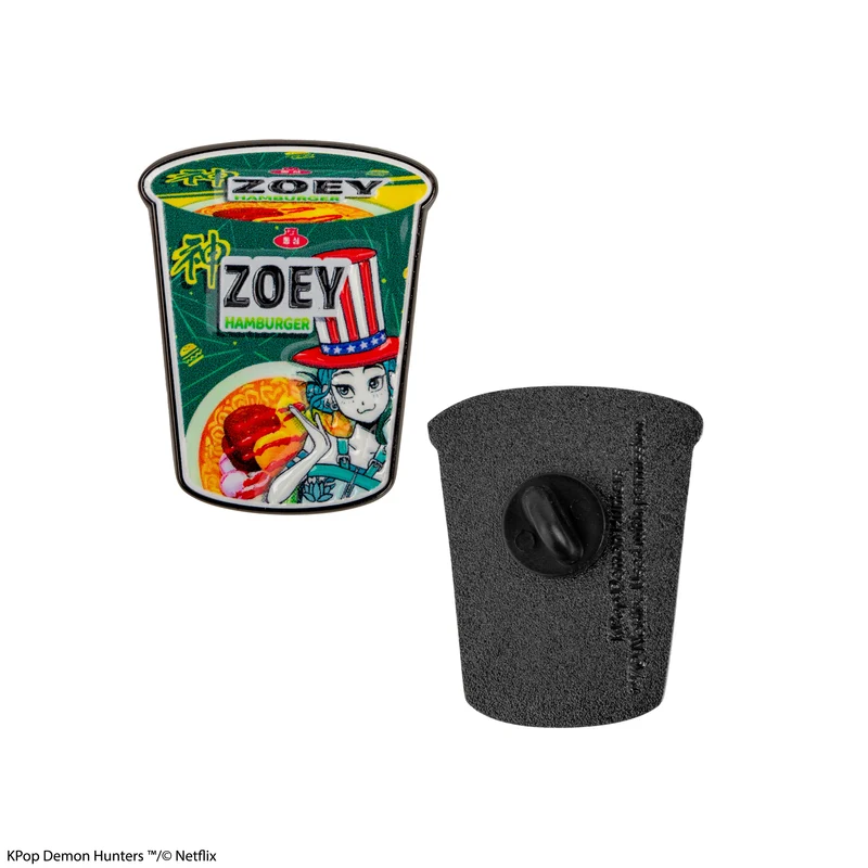 Zoey Hamburger Noodles Pin