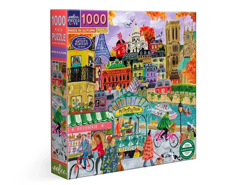 Puzzle Paris In Autumn - 1000 pièces - Eeboo