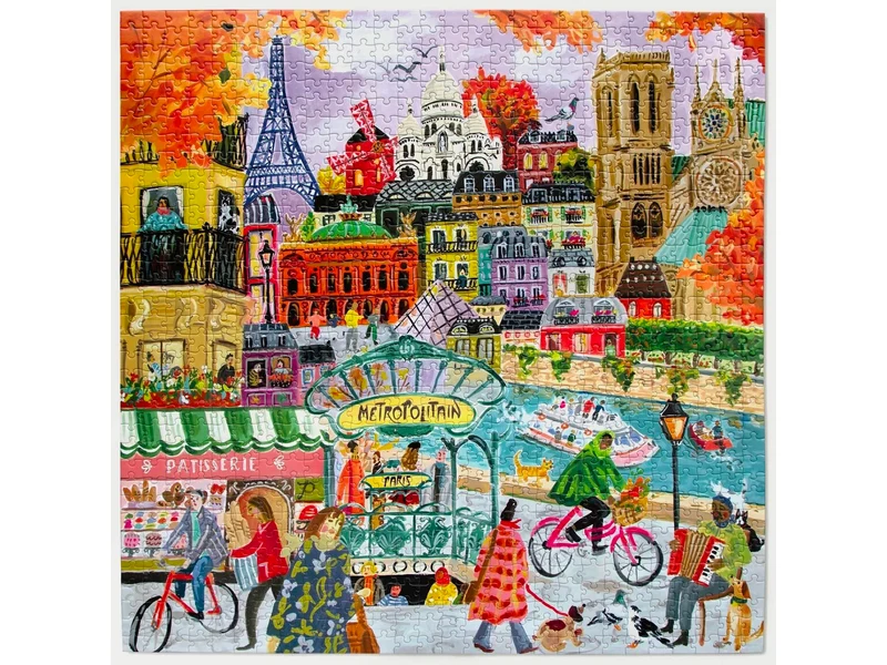 Puzzle Paris In Autumn - 1000 pièces - Eeboo