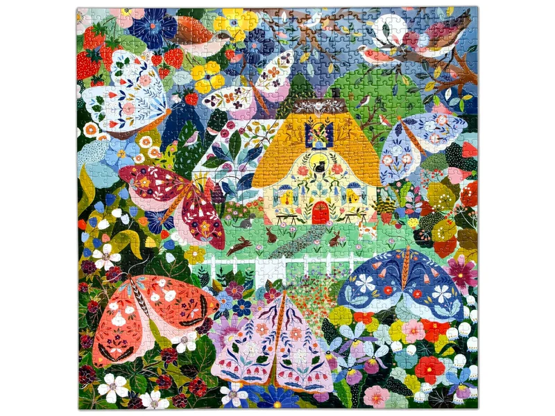 Puzzle Cottage At Dusk - 1000 pièces - Eeboo