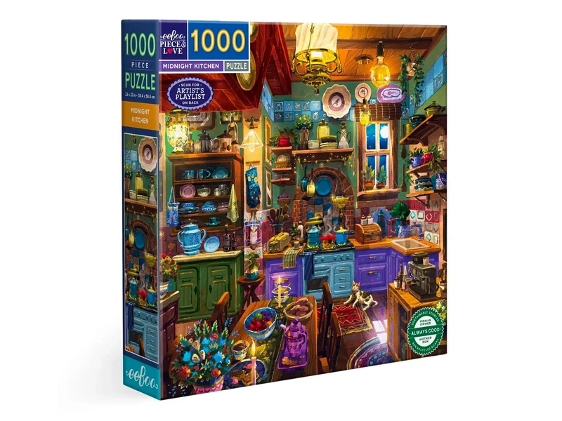 Puzzle Midnight Kitchen - 1000 pièces - Eeboo