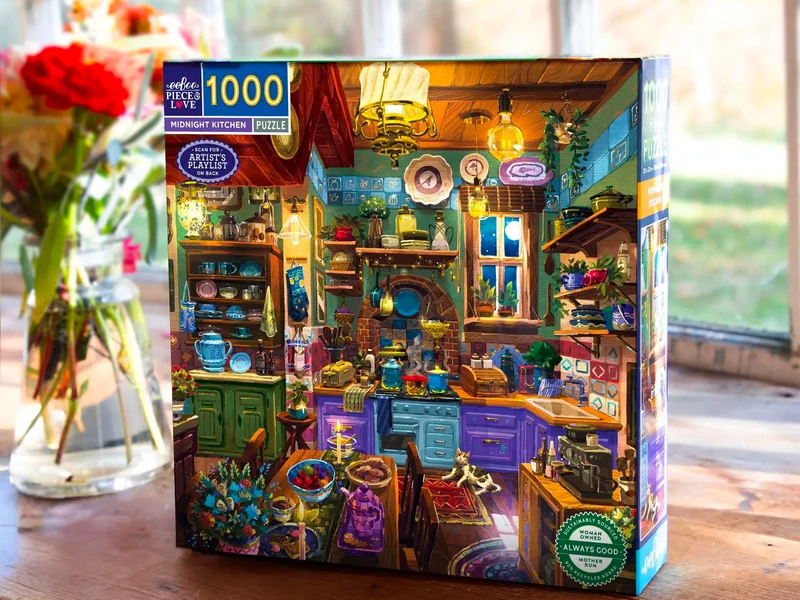 Puzzle Midnight Kitchen - 1000 pièces - Eeboo