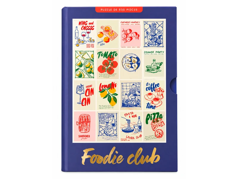 Puzzle Foodie Club - 500 pièces - Wilson