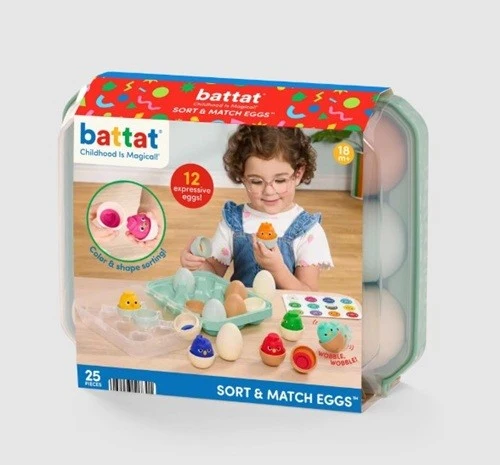 Battat Sort & Match Eggs / Trier et associer les œufs