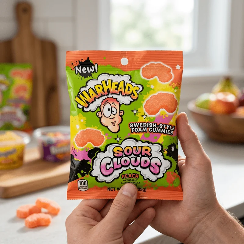 Warheads Sour Clouds Peach