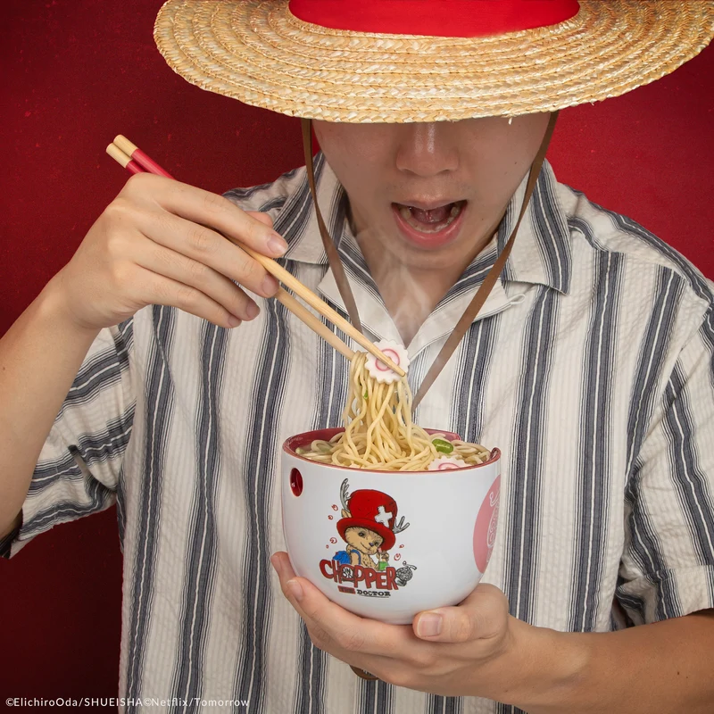 Tony Tony Chopper Ramen bowl with Chopsticks