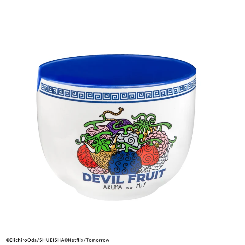 Devil Fruit Ramen bowl with Chopsticks