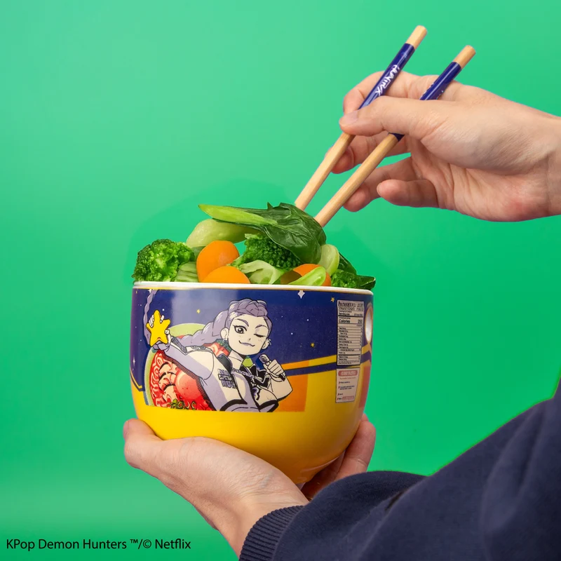 Rumi Superstar Flavor Ramen bowl with Chopsticks