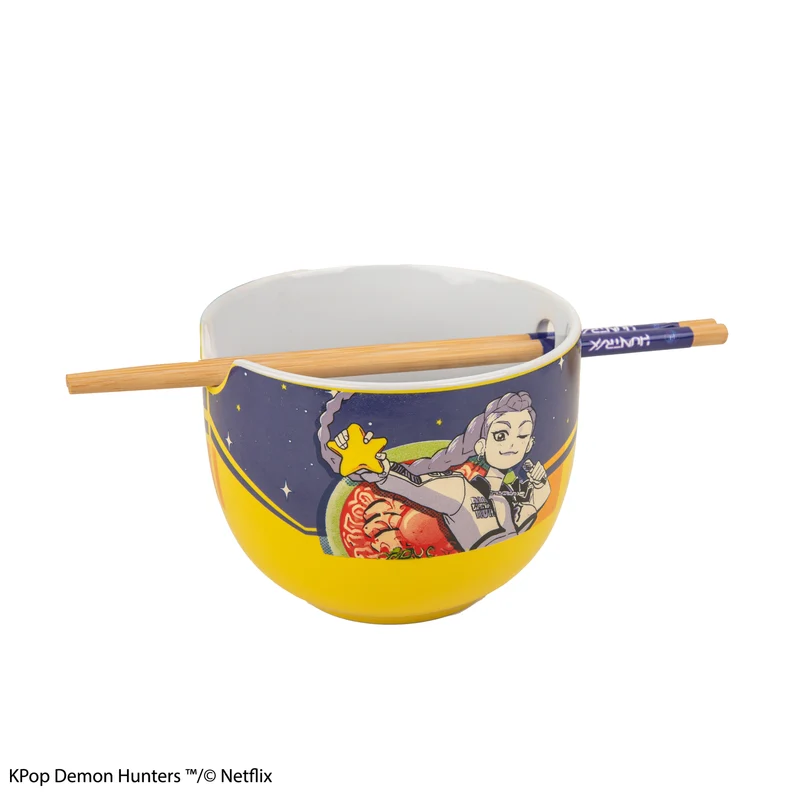 Rumi Superstar Flavor Ramen bowl with Chopsticks