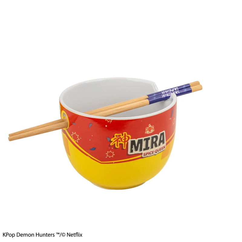 Mira Spice Queen Ramen bowl with Chopsticks