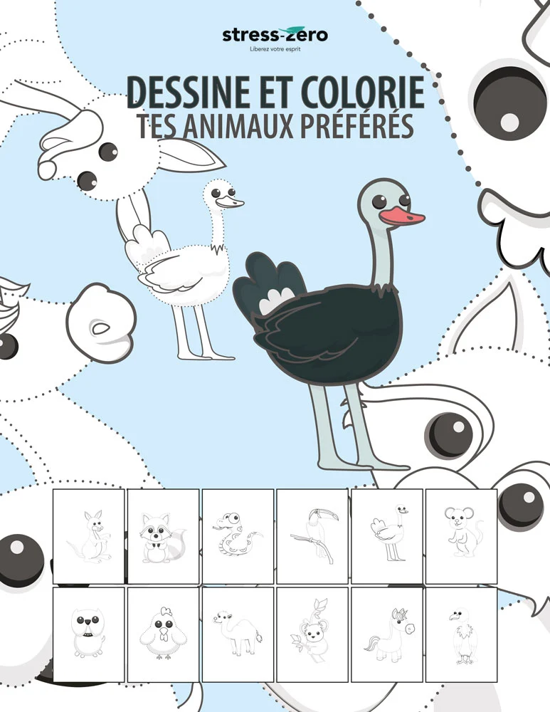 Livre à imprimer de dessins et de coloriages