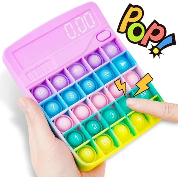 Pop It en forme de Calculatrice