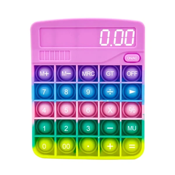 Pop It en forme de Calculatrice