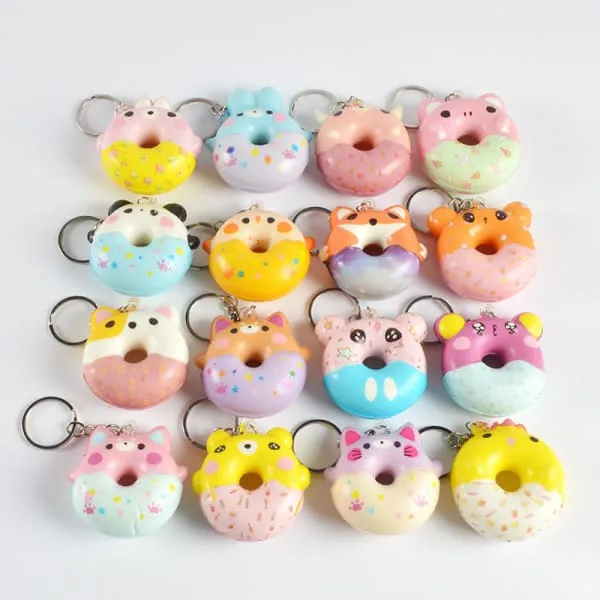 Porte Clé Squishy Donuts