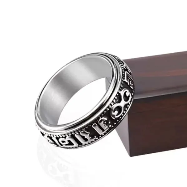 Bague Anti-Stress Mantra Tibétain
