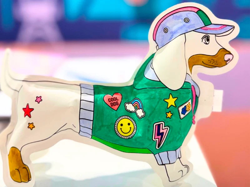 Coloriages gonflables Cool Dogs - Ara Créative