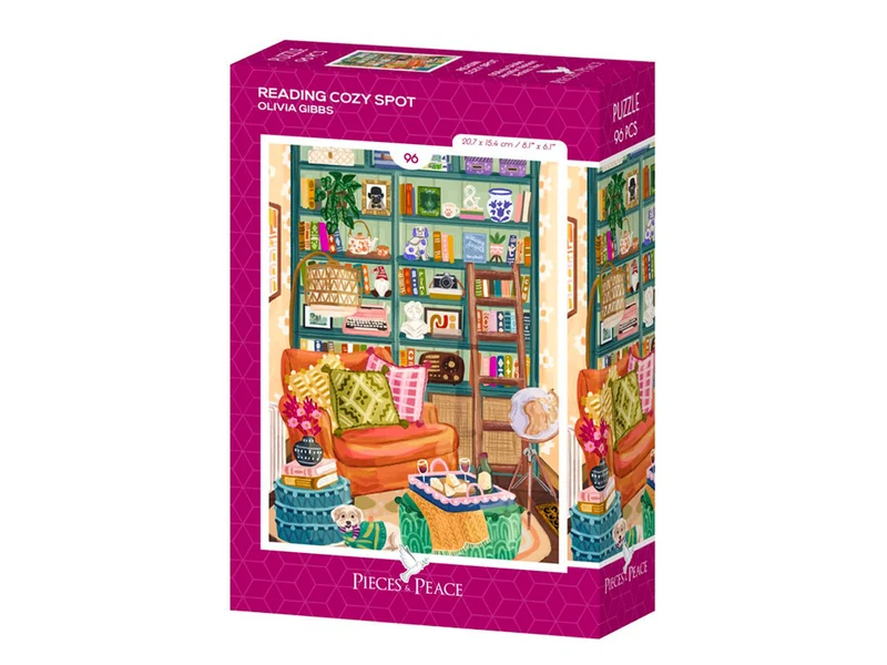 Mini Puzzle - Reading Cozy Spot 96 pièces - Pieces&Peace