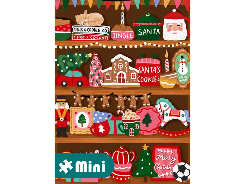 Mini Puzzle - Christmas Shelf 96 pièces - Pieces&Peace