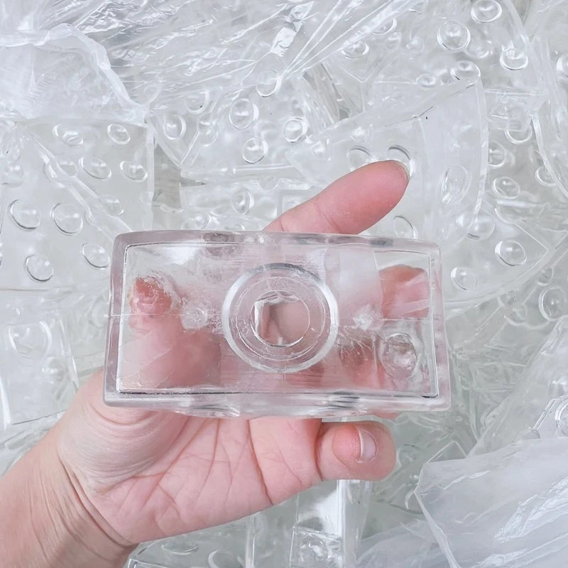 Transparent Cheese Stress Ball Skin w/ Plug