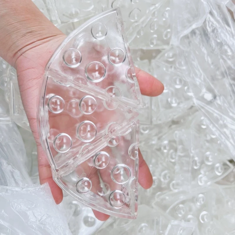 Transparent Cheese Stress Ball Skin w/ Plug