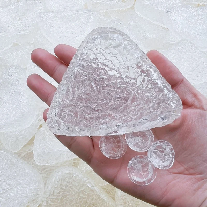 Transparent Rice Ball Stress Ball Skin w/ Plug