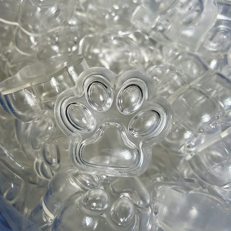 Transparent Cat Paw Stress Ball Skin w/ Plug