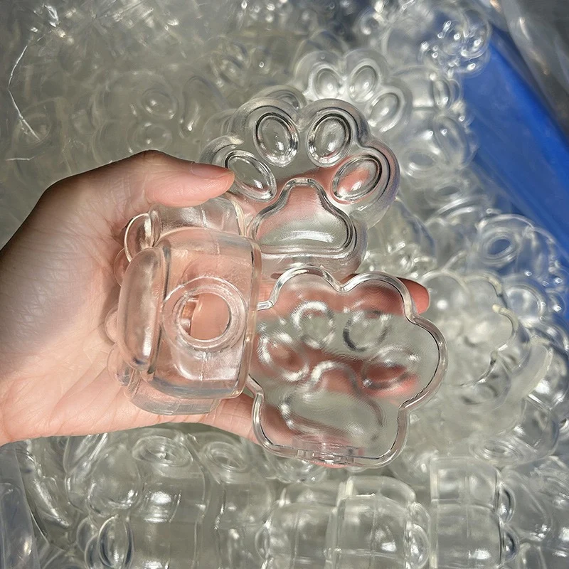 Transparent Cat Paw Stress Ball Skin w/ Plug